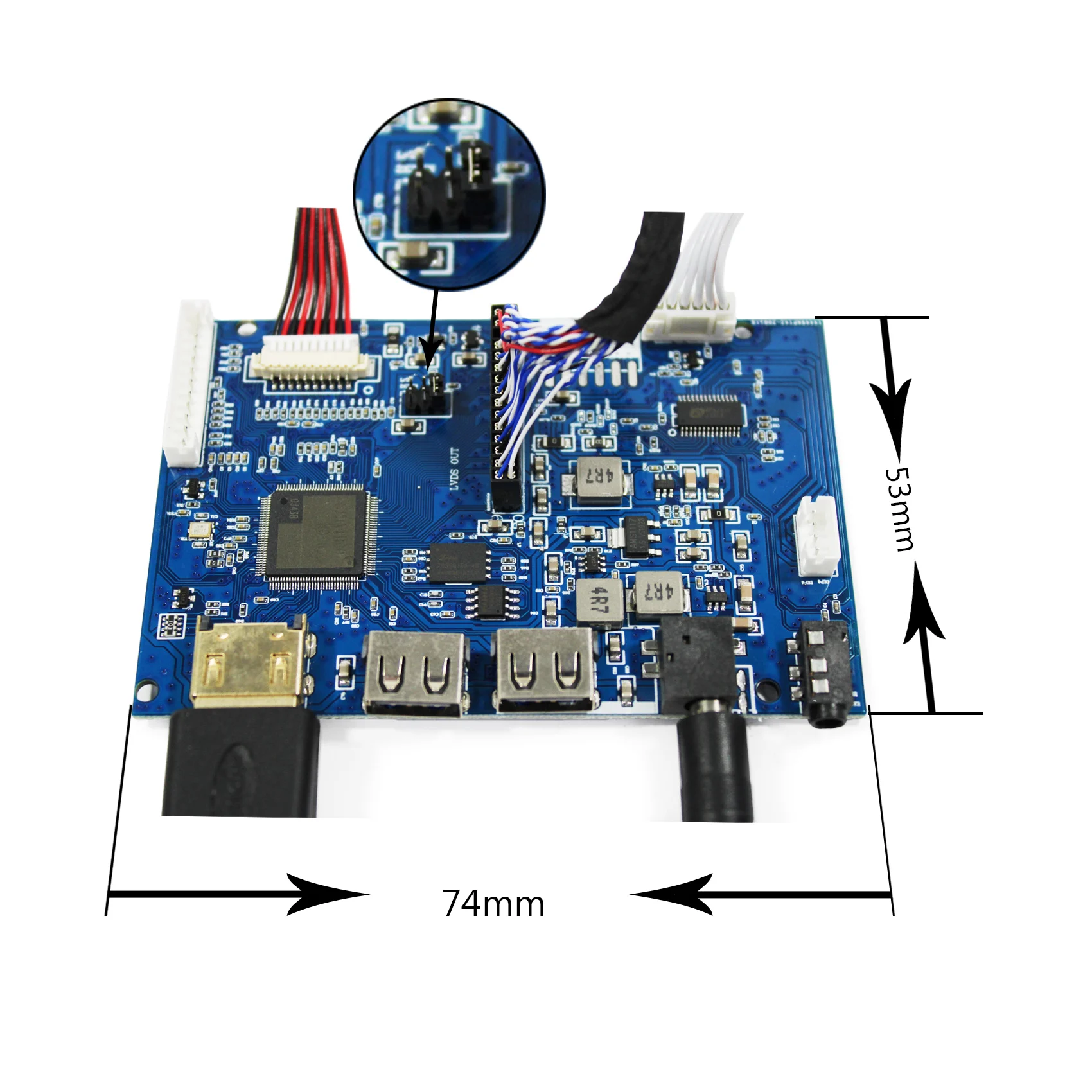 18.4 "CLAA184FP01 1920X1080 Lcd-scherm Met HD-MI Usb Android Lcd Controller Board