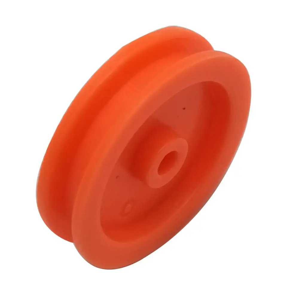 20Pcs/lot 2mm Hole Orange Plastic Belt Pulley 2*16.8mm For DIY RC Toy Car Airplane Accessories