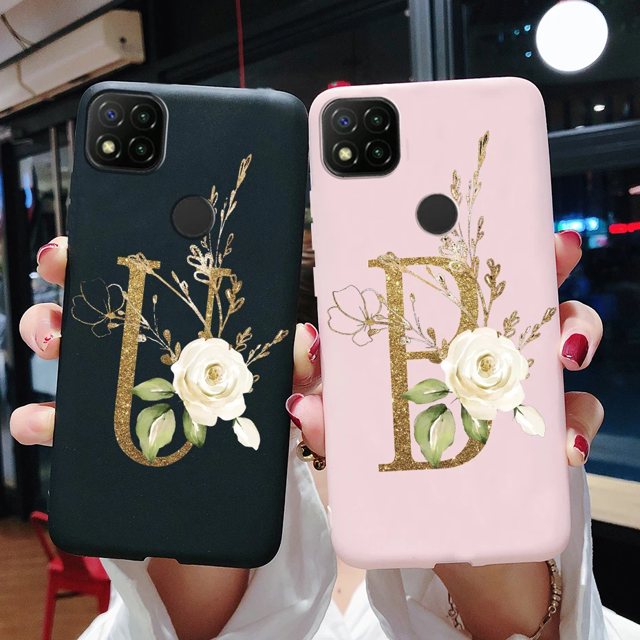 For xiaomi redmi 9C NFC Case Soft Cute Letters Back Cover For xiaomi redmi 9C 9 C C9 Redmi9C NFC Phone Case 6.53'' Cases Cover