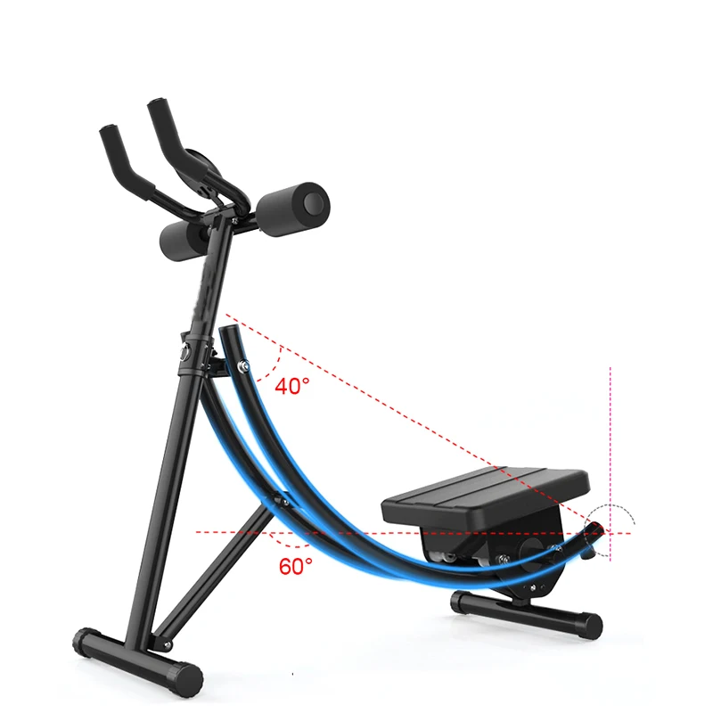 Abdominal Rocket Boards Muscle Trainer Foldable Thin Waist Machine Abdominal Roller Slider Indoor Fitness Equipment