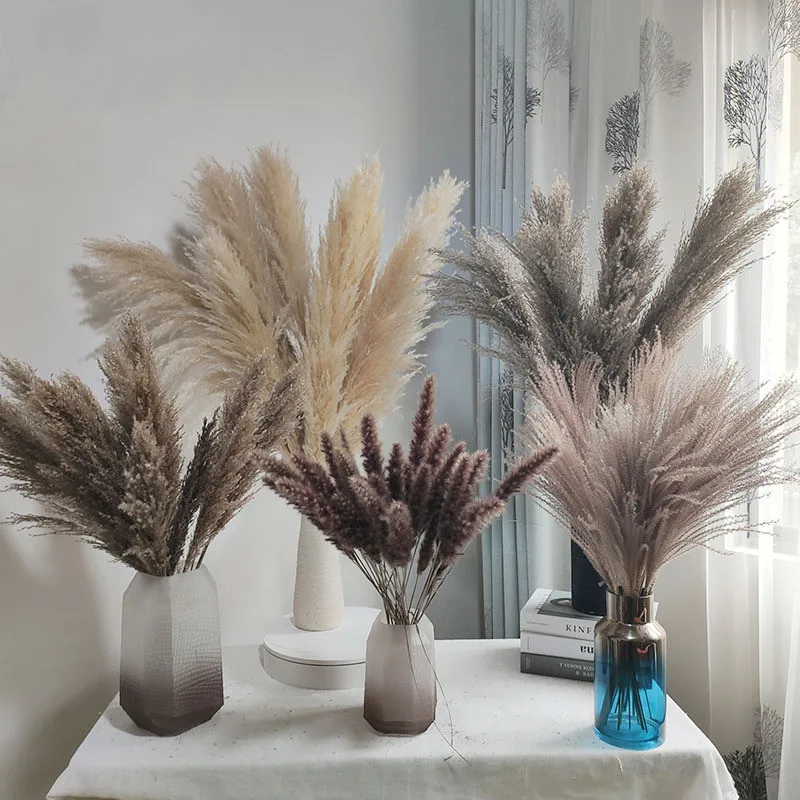 

Multicolor Dried Pampas Grass Bouquet Wedding Accessories Dried Flowers Christmas Decor Artificial Flowers Fall Decor