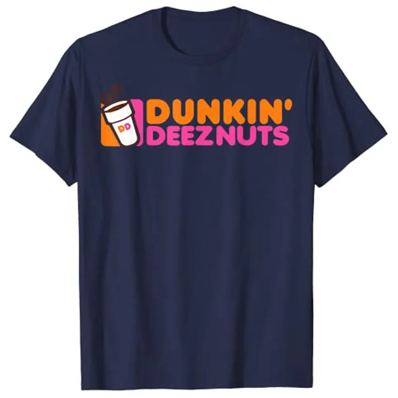 Dunkin' Deez Muttern-Dunkin Deeznuts T-Shirt Ästhetischen Kleidung Graphic Tee Shirts Tops – Detail 9