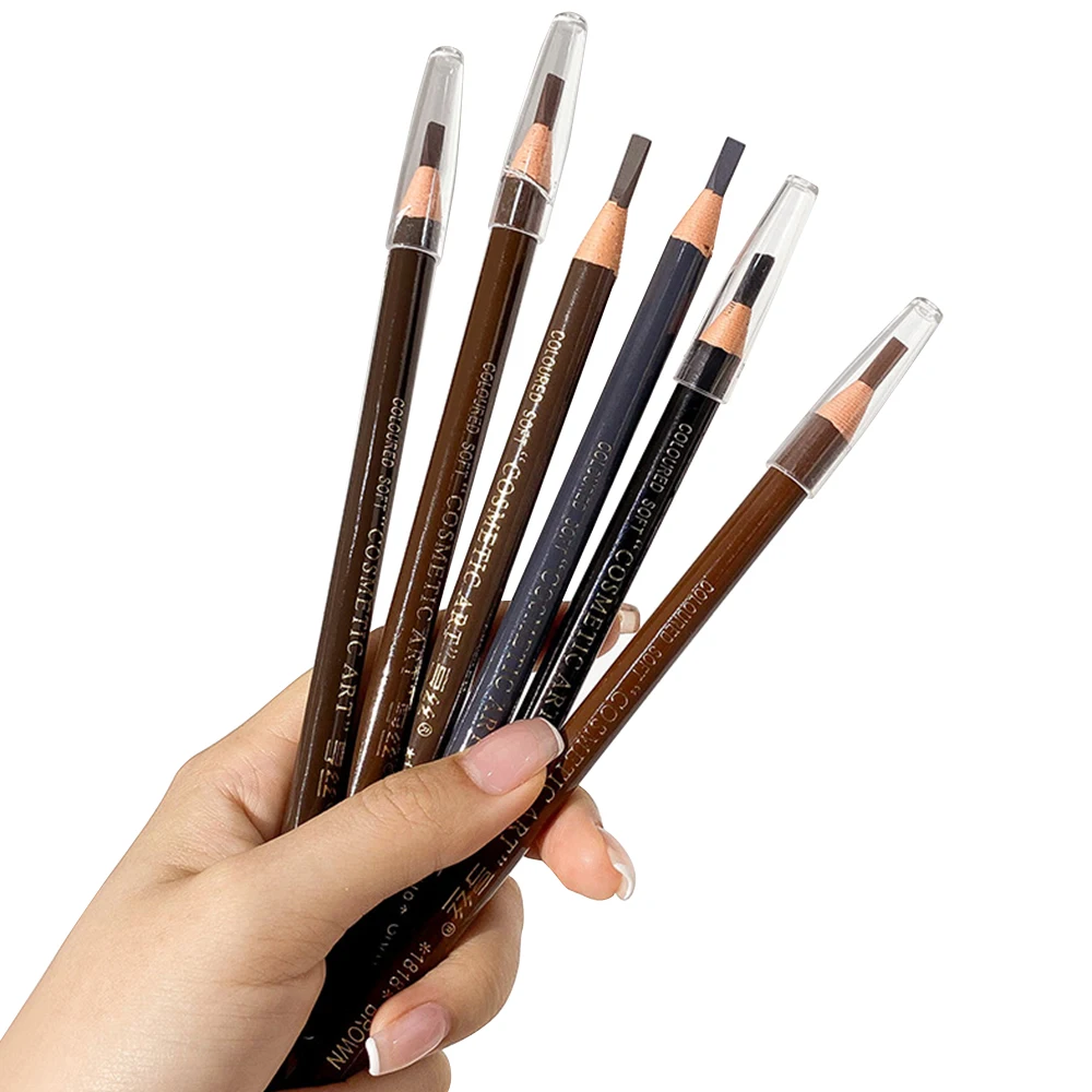 50 Pcs Eyebrow Pencil Tattoo Pen Beauty Equipment For Microblading Semi-Permanent Women Makeup Female Cosmetic Accessories