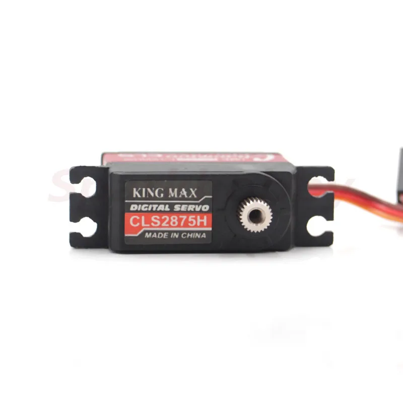 KINGMAX CLS2875H CLS2875H - 28g 10kg.cm Digital Metal Gears Mini Servos for RC 450 500 Airplane Helicopter Model Tail Swashplate