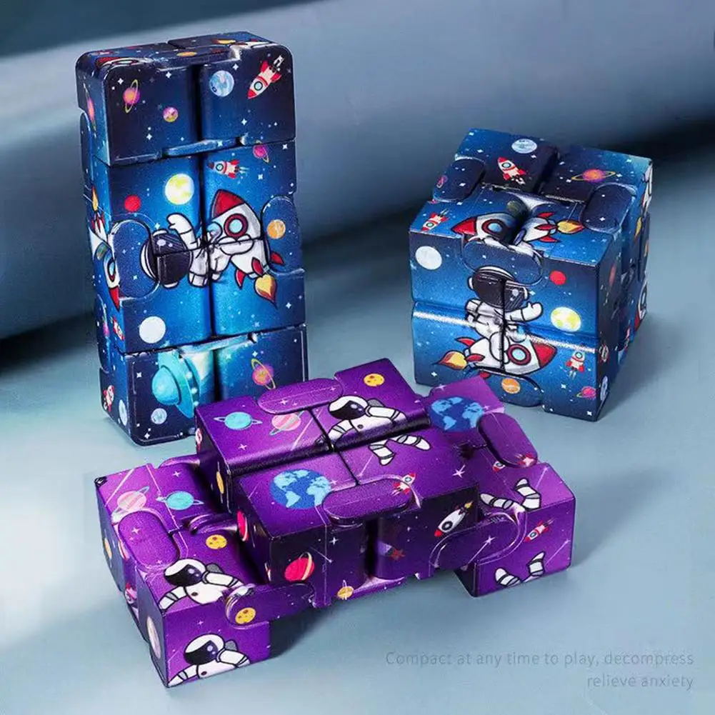 Cubo antistress cubo infinito cubo magico ufficio Flip Puzzle cubico antistress autismo giocattoli Relax giocattolo per bambini adulti