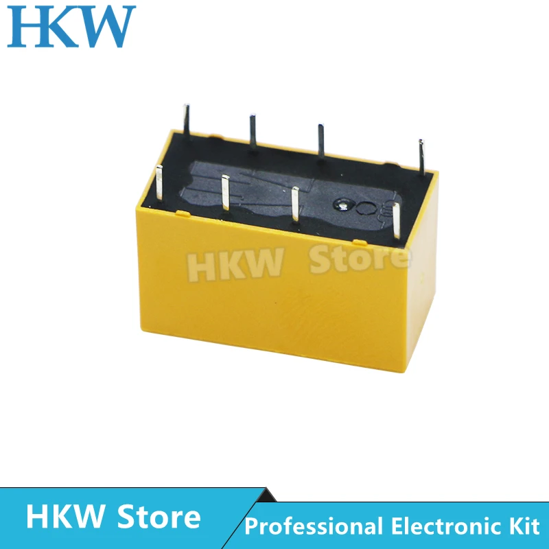 5pcs Relay HK19F-DC3V-SHG HK19F-DC5V-SHG HK19F-DC12V-SHG HK19F-DC24V-SHG HK19F-DC24V-SHG HK19F 3V 5V 9V 12V 24V 8PIN 2A Relays