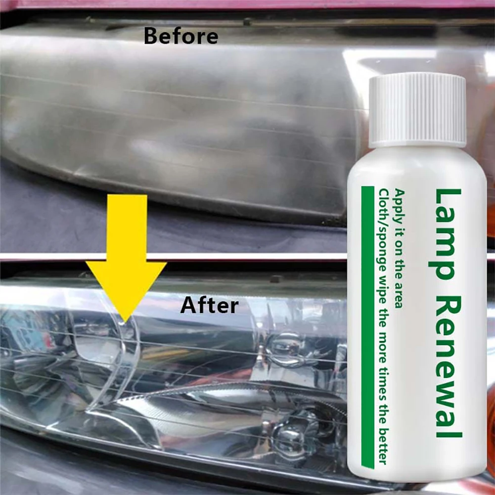 20ML Car Lamp Retreading Agent Lamp Renovation Maintenance Liquid Car Headlight Restoration Polishing Agent Lamp Renovation