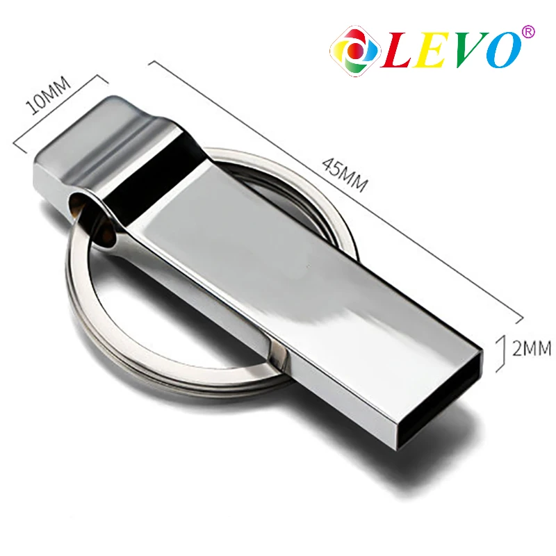 High Speed Metal Pen drive 4gb 8gb 16gb U Stick 128GB 256GB USB Memory Stick Storage Device USB Flash Drive 32GB 64GB