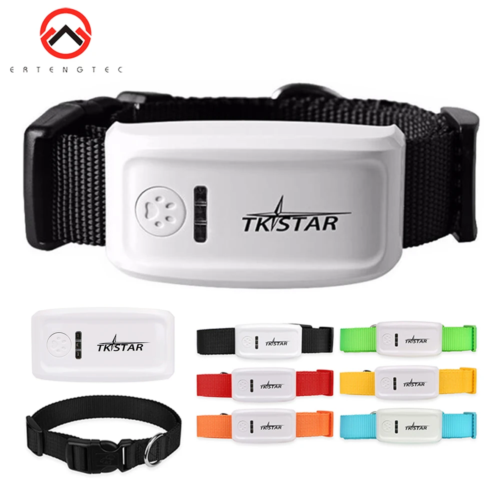 Rastreador GPS para perro TK909, localizador IP65, Geofence, Google Track, Monitor de voz para Collar de gato, Mini, aplicación gratuita