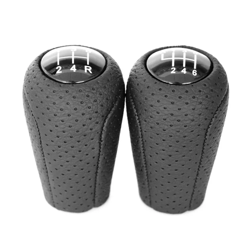 Leather Hole 5 6 Speed MT Gear Shift Knob for MAZDA 3 BK BL 5 CR CW 6 II GH CX-7 ER MX-5 NC III 23 Shifter Lever Arm Headball