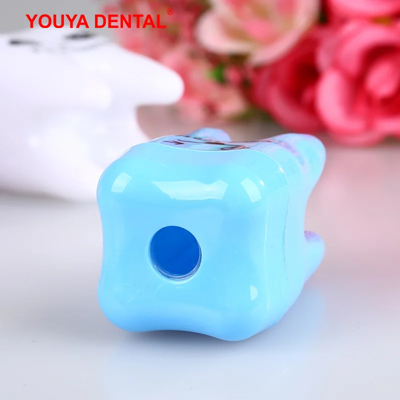 20pcs/lot Cute Pencil Sharpener Kawaii Tooth Shaped Single Hole Pencil Sharpeners Stationery Supplies Student Kids Dentist Gifts