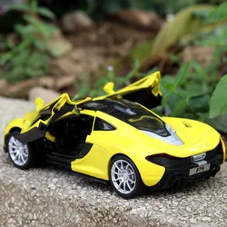 1:32 for McLaren P1 Alloy Diecast Car Model Toy Vehicles Car with Light Sound Gift for Baby Collectible