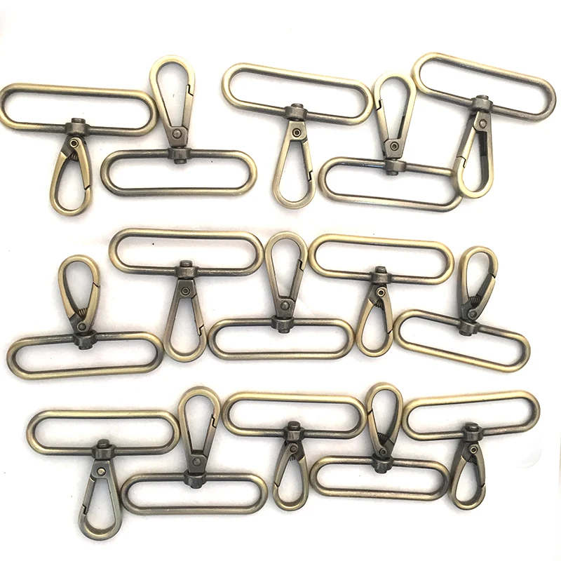 30PCS Metal Hook Buckle 2 Inch Claw Bag Lobster Swivel Clasp Trigger Clips Snap Buckle Hook Handbag Hardware Accessories