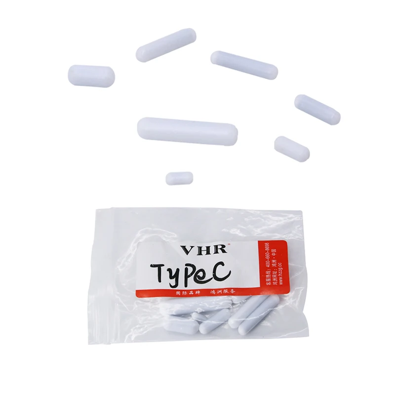 WEIAI Magnetic Stirrer Bar 7pcs/set PTFE Mixed Size Magnetic Stirrer Mixer Stir Bars Laboratory Supplies