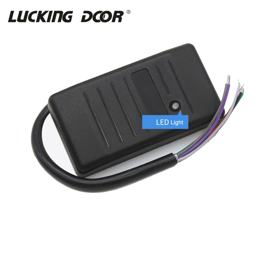 Waterproof 125khz RFID Card Reader Wiegand 26 34 Card Reader LED Indicators Security RFID EM  Card Access Control wiegand readr