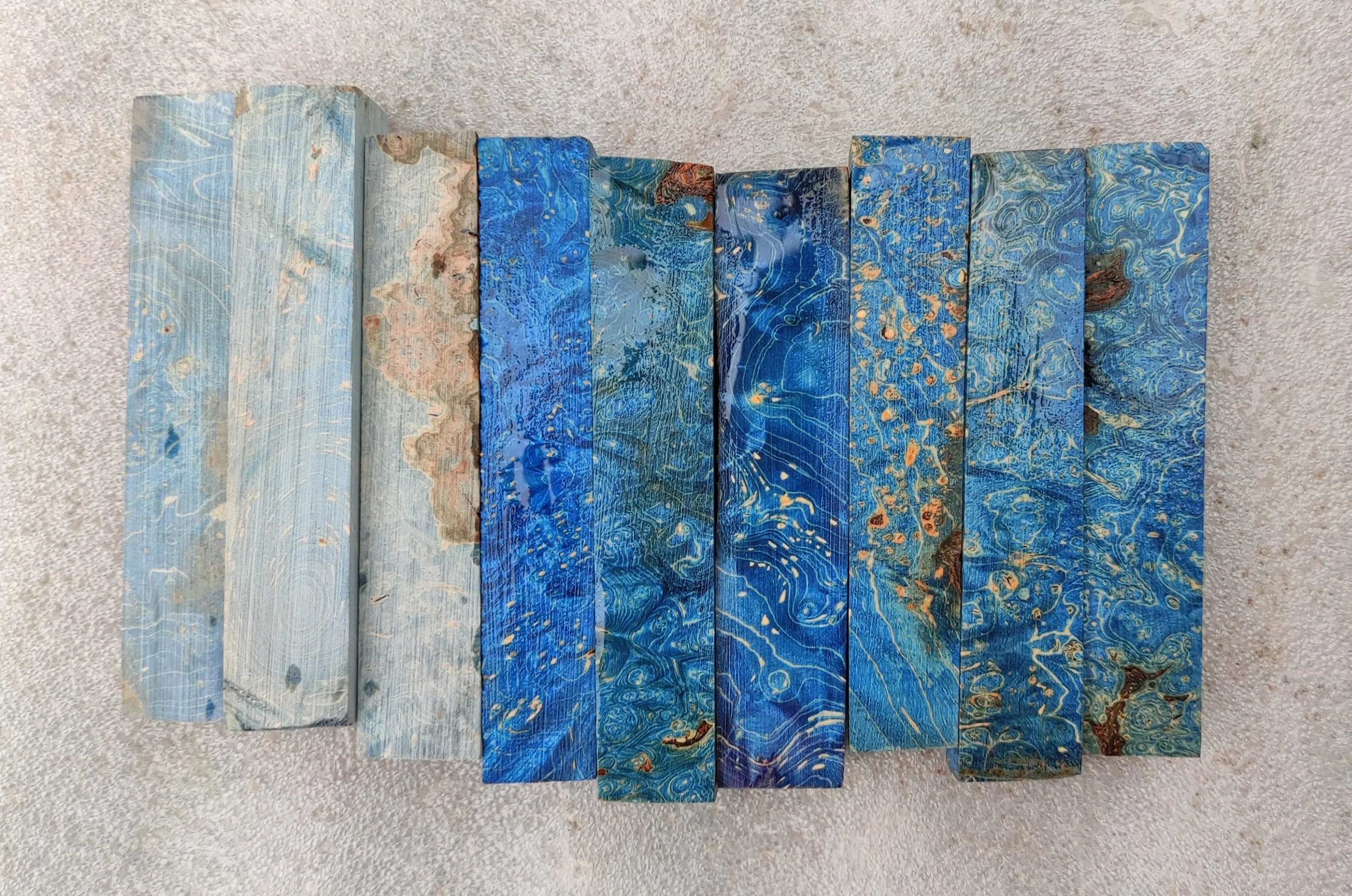 قلم 19x19x120 ملم فارغ MB خشب القيقب الثابت