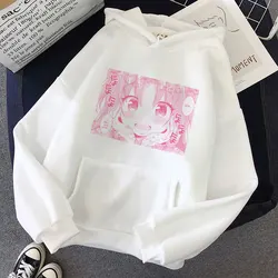 Sudadera con capucha de Anime Kawaii para mujer, sudaderas con capucha de Hunter XX japonés, ropa de calle Harajuku Vintage, Tops sueltos Punk, sudaderas góticas de invierno