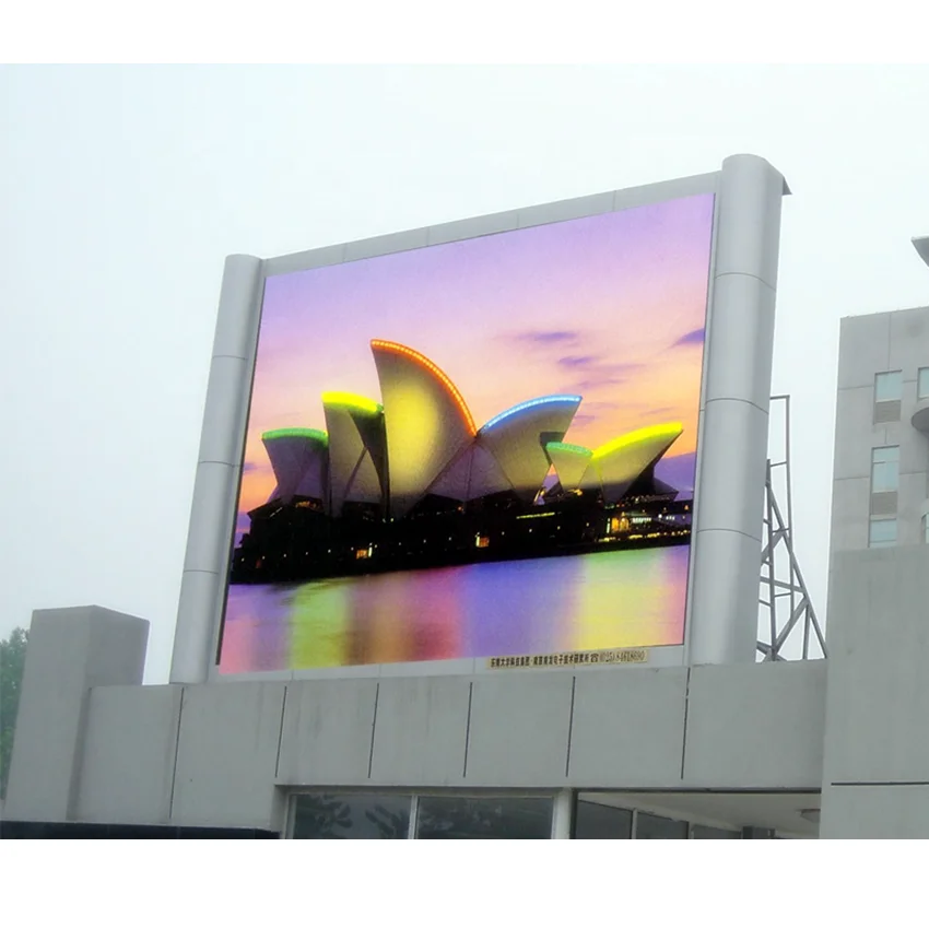 

Fixed installation LED Display Panel P10 Outdoor 960*960mm Iron Cabinet RGB SMD Full Color Advertising LED Screen