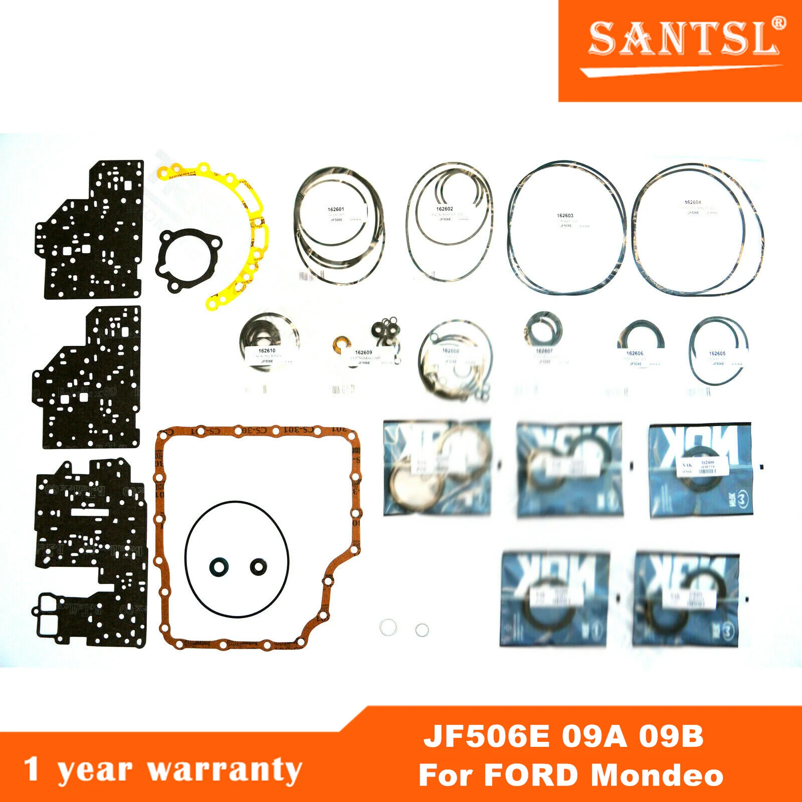 JF506E 09A Auto transmission Gasket and Seal Rebuild Kit  Friction sheet  steel sheet master repair kit