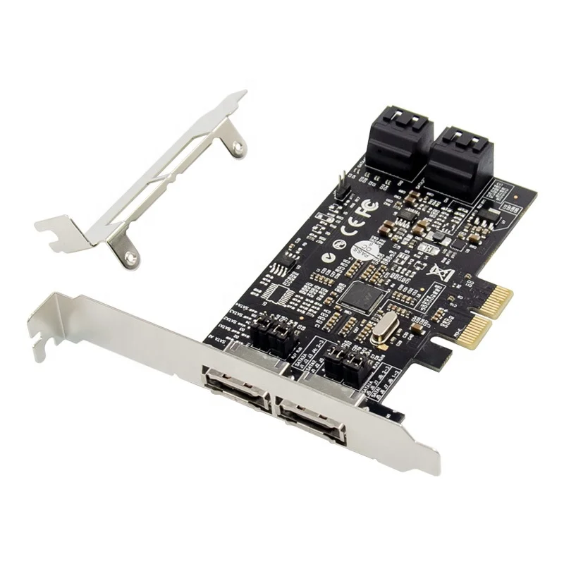 

PCIe To 4 Port SATA III 6G +2 Port esata RAID Controller card Marvell 88SE9230 chipset pcie to 4 port sata3.0 adapter card