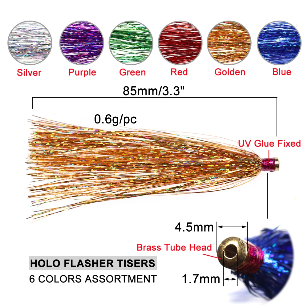 Señuelo Sliding Tube 3,3" Hologáfico – Para Lubina y Seabass - imagen 2