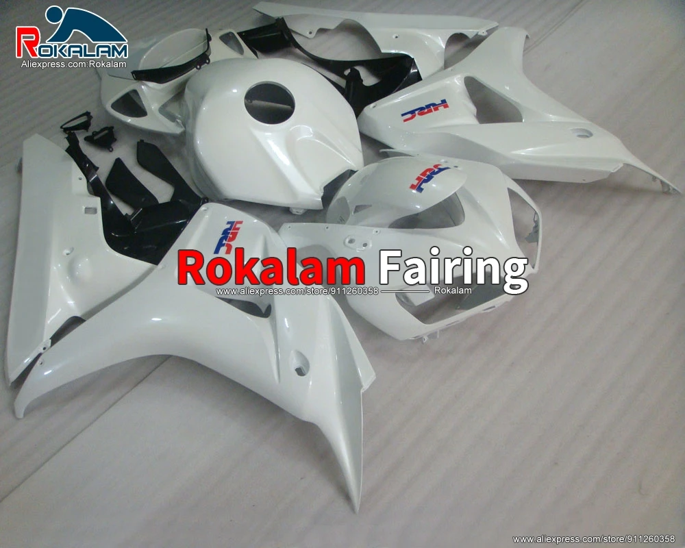 

Body Kit For Honda CBR1000RR 06 07 CBR 1000RR 2006 CBR1000 RR 2007 Cowling Motorbike White Fairings (Injection Molding)