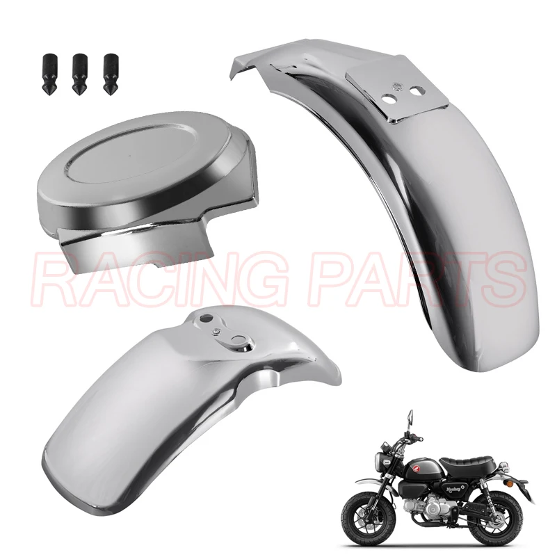 electroplating Motorcycle Bodywork Frame Fairing Body Frame Fender Kit Par fit For Honda Front Rear Mini Trail Monkey Bike Z50