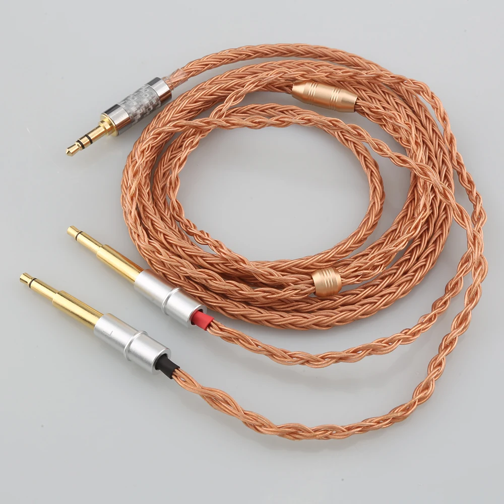 2.5mm 4.4mm 3.5mm XLR 6.5mm Balanced 16 Core 99% 7N OCC Earphone Cable For Meze 99 Classics NEO NOIR Headset Headphone