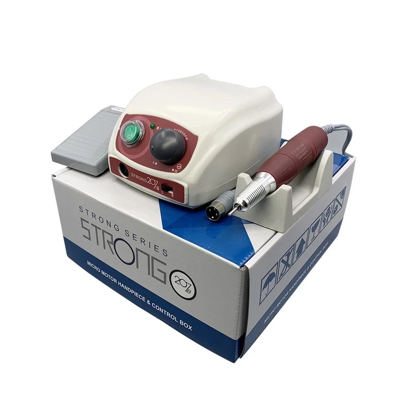 قوي 210 207B صندوق التحكم في المحرك الصغير الكهربائية مجموعة حفر مانيكير 35000 دورة في الدقيقة مقبض لمسمار الفن البولندية وآلة حفر الملفات