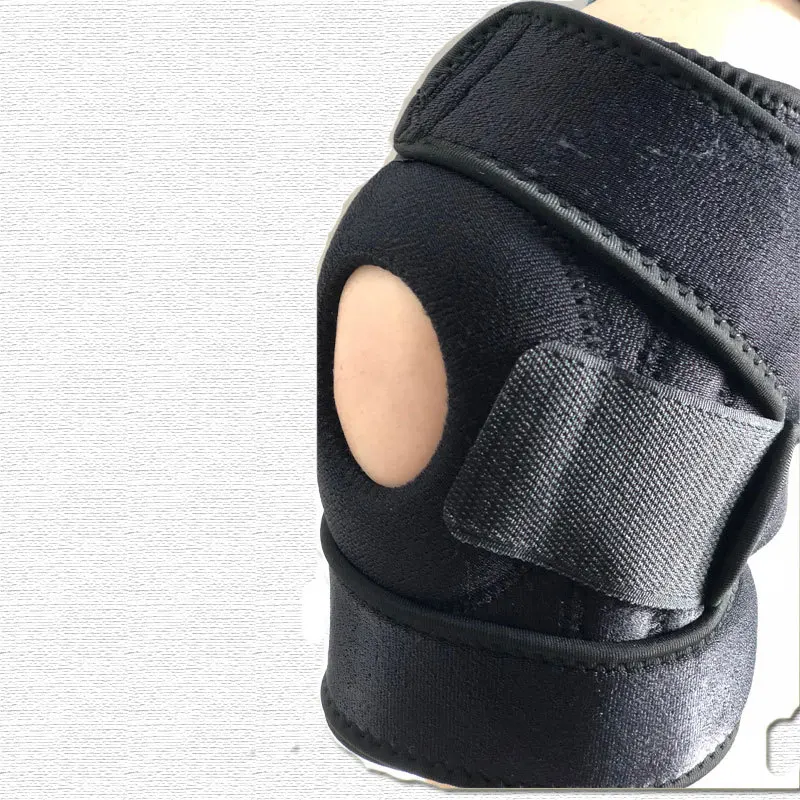 Sports Protective Knee Pads Color Box Single Packed Multi-function Adjustable Open Hole Knee Pads Double Spring Sports Knee Pads