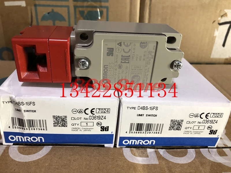 

D4BS-15FS Safety Gate Switch Limiting Device Switch Brand New & Original