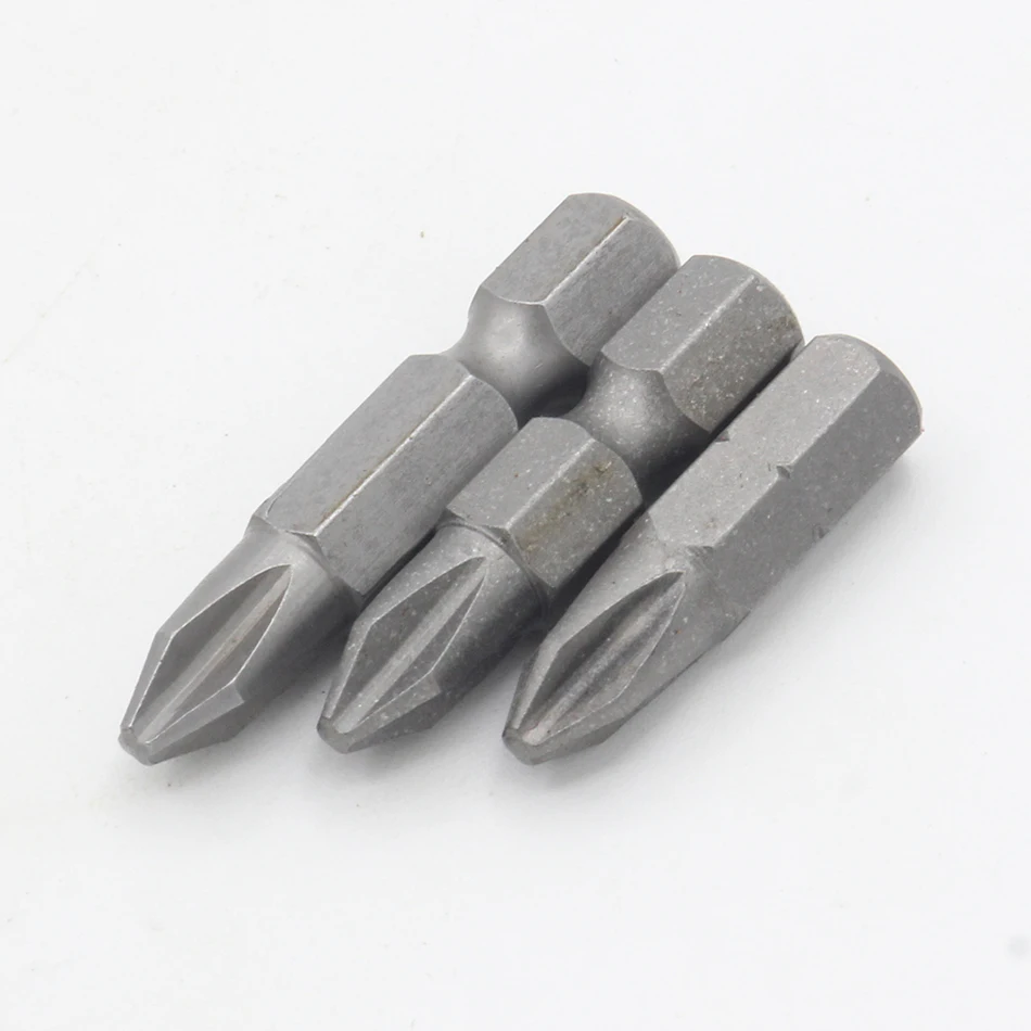 Chave de fenda phillips magnética com haste hexagonal, pontas elétricas para chave de fenda
