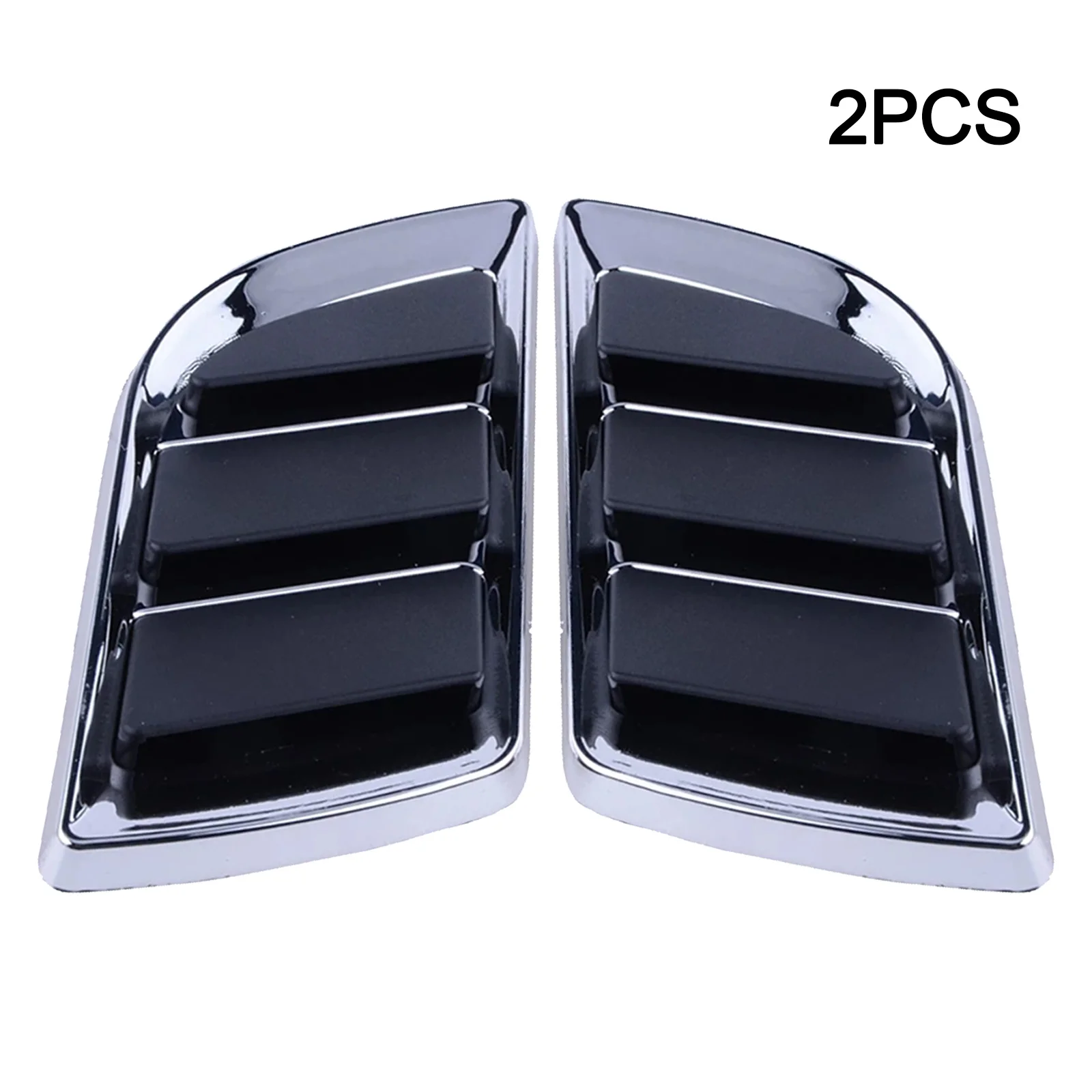 Car Side Air Flow Vent Hole Cover Fender Bonnet Vent Grille Duct Decor Car Styling Shark Gill Decoration Sticker Exterior Parts