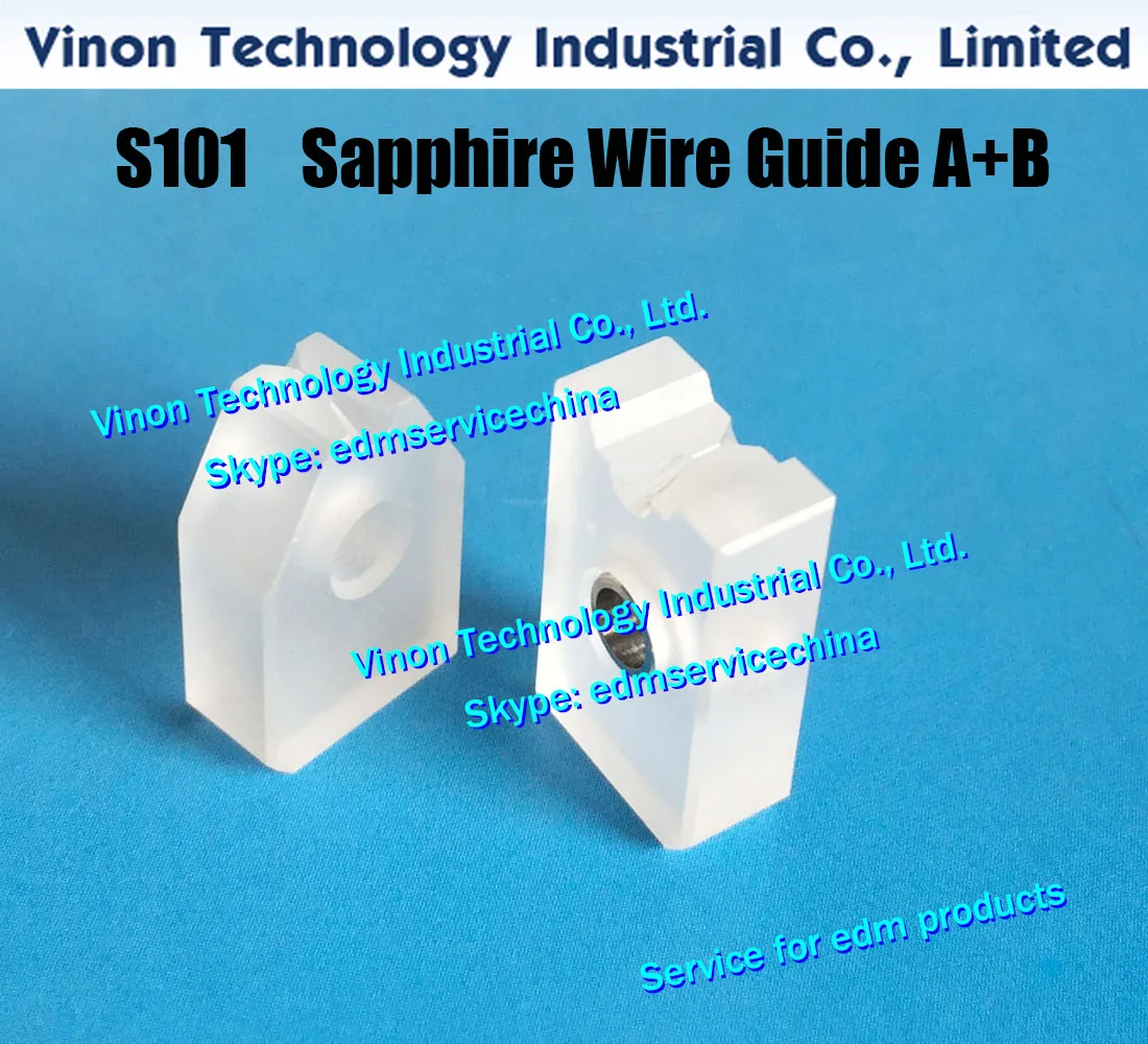 d=0.32mm Sapphire Split Wire Guide A+B S101 3080063 edm Upper Guide AB Set 0.32mm 0205050 for AQ,A,EPOC,AQ325,0200286 wire-cut