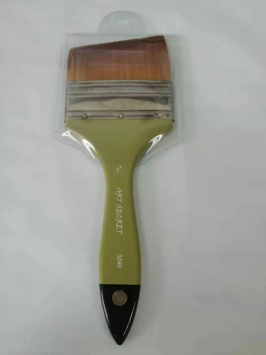 ArtSecret Oil Painting Brush-3240 Series 3‘’ Green Handle Have Defects Nylon Hair For Wall Floor Cloth Fish Tank Scrubbing Wash