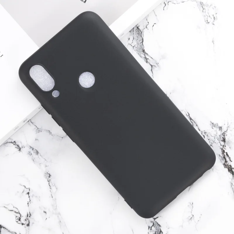 Black Soft Silicone Funda for Meizu Note 9 Case Soft TPU Good Quality Coque For Meizu Note 9 Cover