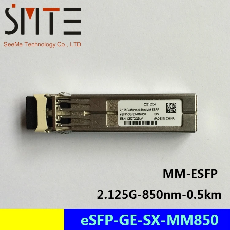 

ESFP-GE-SX-MM850 Optical Transceiver, eSFP, 1.25G, Multi-mode Module 850nm 0.5km LC