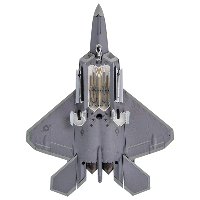 1:72 Raptor USA F-22 AF1 Genuine Fighter Alloy Model Plane With Static For Adult Gifts Toy Collection Original Box