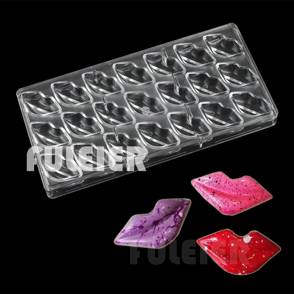 Belgian Polycarbonate Chocolate Molds Baking Cake Sweets Candy Bar Mould BonBon Confectionery Tools Bakeware