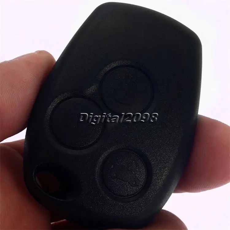 Yetaha 3 Button Lock Unlock Replacement Car Key Shell Remote Auto FOB Key Case Car-styling Key For Clio MK3 Kangoo Modus