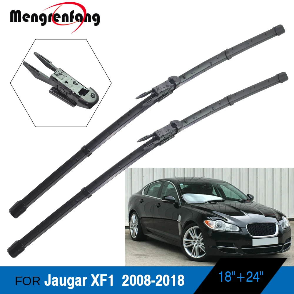 Щетки стеклоочистителя для переднего стекла автомобиля Jaugar XF XF1, мягкие резиновые щетки стеклоочистителя 2008-2018 Щетки стеклоочистителя для переднего стекла автомобиля Jaugar XF XF1, мягкие резиновые щетки стеклоочистителя 2008-2018