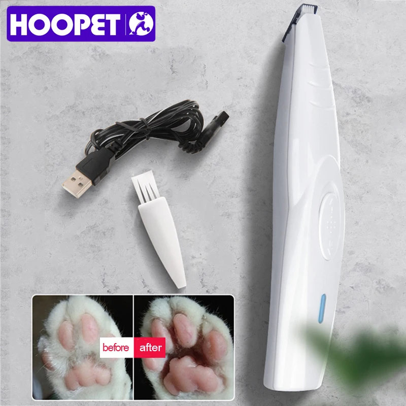 HOOPET Dog Grooming Machine Hair Trimmer Professional Clipper USB Rechargeable HairCut Remover Cutter