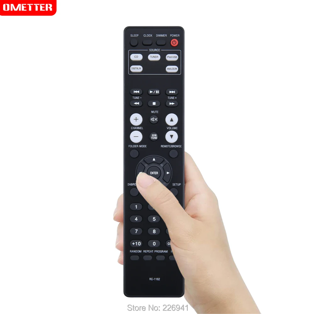 Replace Remote RC-1162 for Denon CD Receiver RCDM39 RCDM39DAB RCD-M39DAB RCD-M39