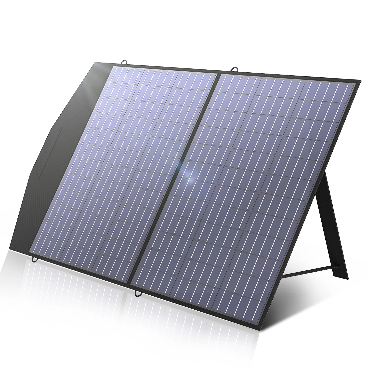 18V 100W Foldable Solar Panel, Foldable Solar Charger with MC-4 Output for Solar Generator, Portable Power Station, Outdoor, RV