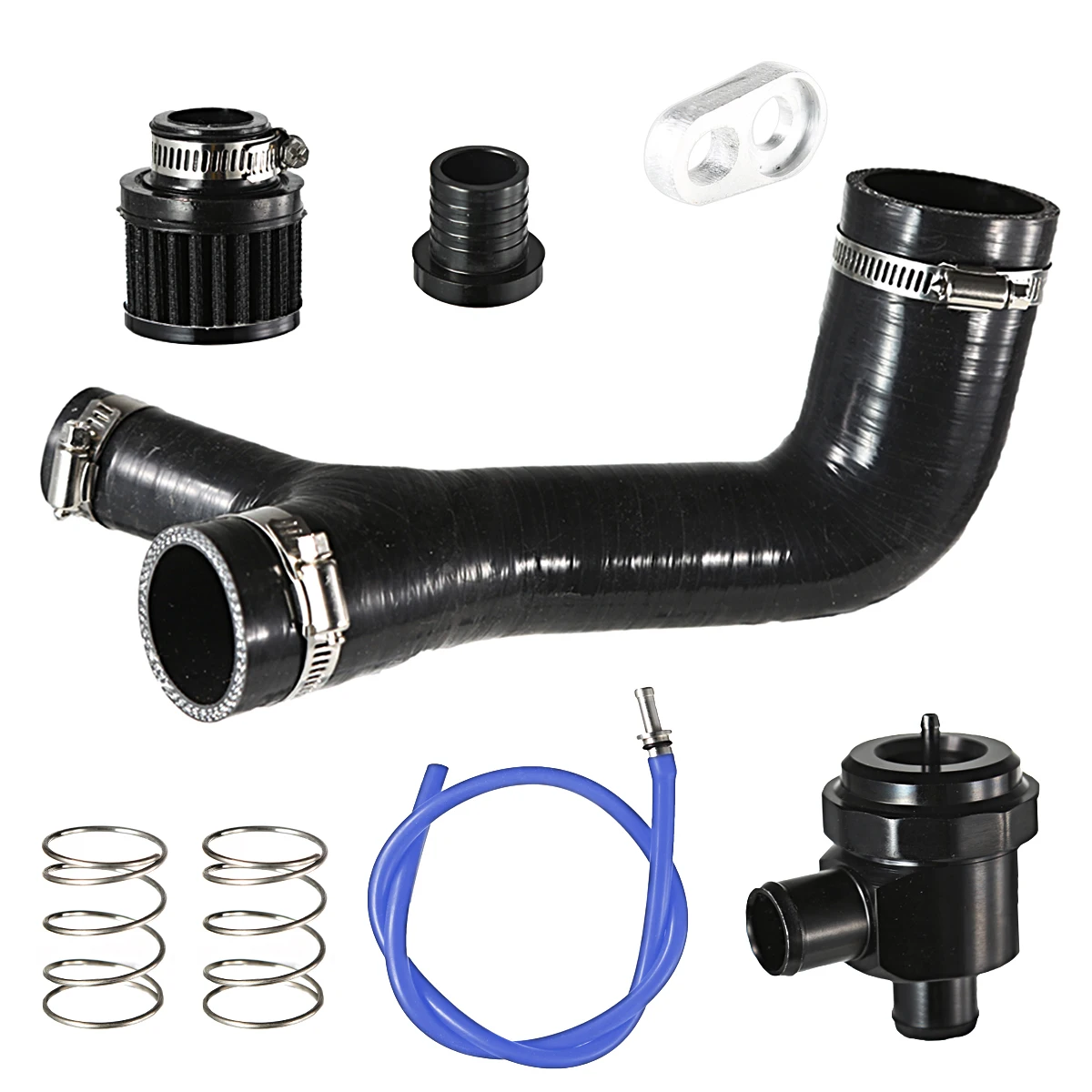 Black Turbo Blow Off Valve Kit For Can-Am Maverick X3 XRS XRC XMR XDS R 2017-2021 Model