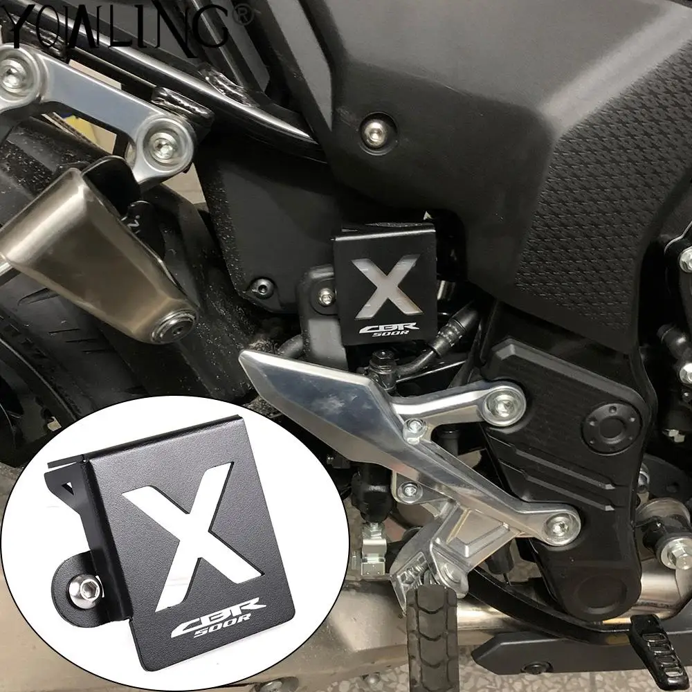 

Motorcycle CNC Aluminium Rear Brake Fluid Reservoir Cover Protective Gurad FOR Honda CBR500R CBR 500R 2019 2020 2021 Accessories