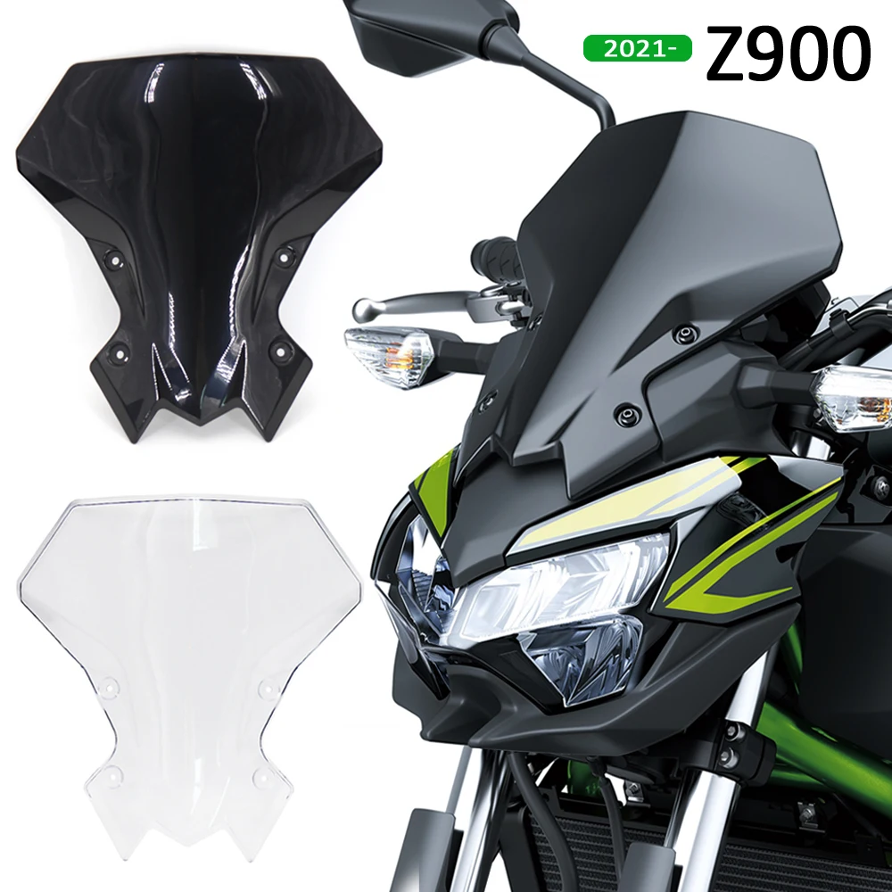 

NEW Motorcycle Accessories Windscreen Windshield Baffle Air Wind Deflectors For KAWASAKI Z650 Z 650 2021 2022