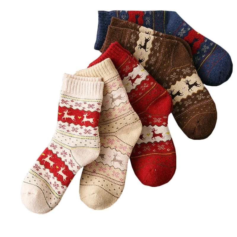 Women’s Warm Striped Winter Socks