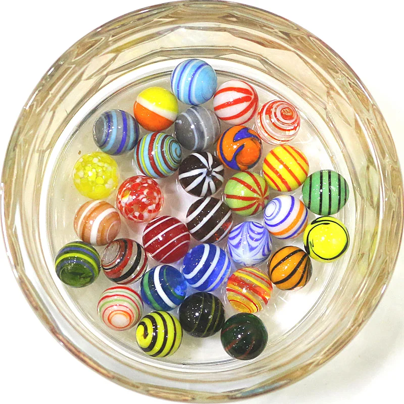 

5 шт. изготовленные на заказ цветастые разных Стиль Murano Стекло шарики хрустальный шар Craft Орнамент родитель-Детские Бусы видео игры пинбол ПЭТ игрушки для детей