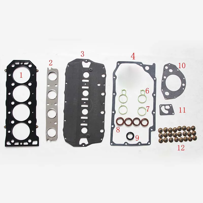 18K4F 18K4G K1.8 FOR ROVER 75 200 (RJ) 1.8 Turbo MG MGF TF Engine Rebuilding Kits Full Set Engine Gasket LVQ000120 50186200